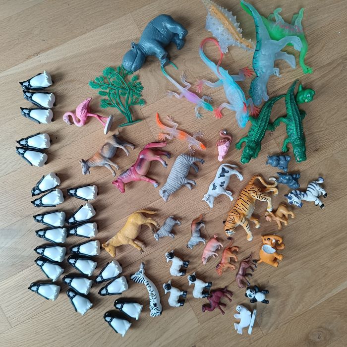 Figurki zwierzęta edukacyjne