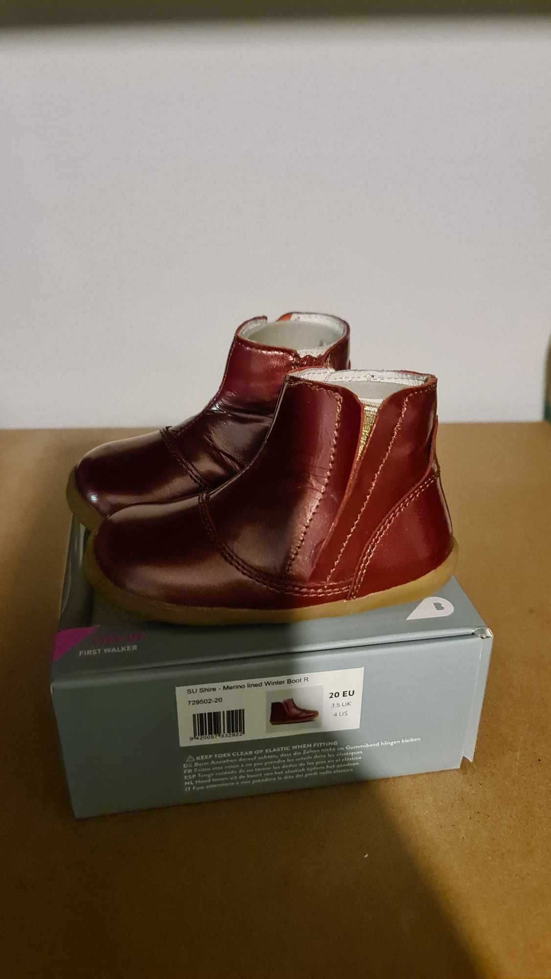 Buty zimowe Bobux Classic Shire Rose Gloss -WYPRZEDAŻ GARAŻOWA!