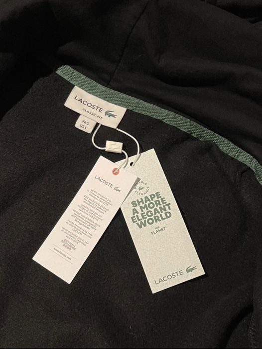 Casaco/Hodie com Fecho da Lacoste