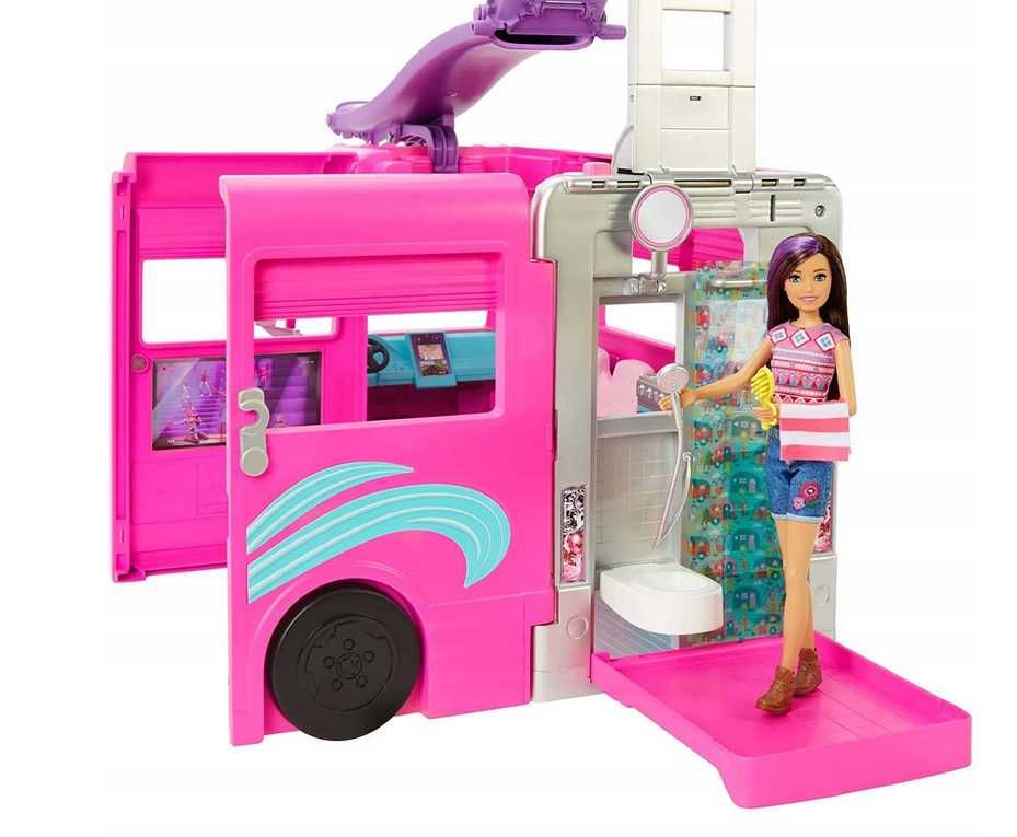 LALKA BARBIE KAMPER MARZEŃ wielkie auto dla lalek barbie na prezent