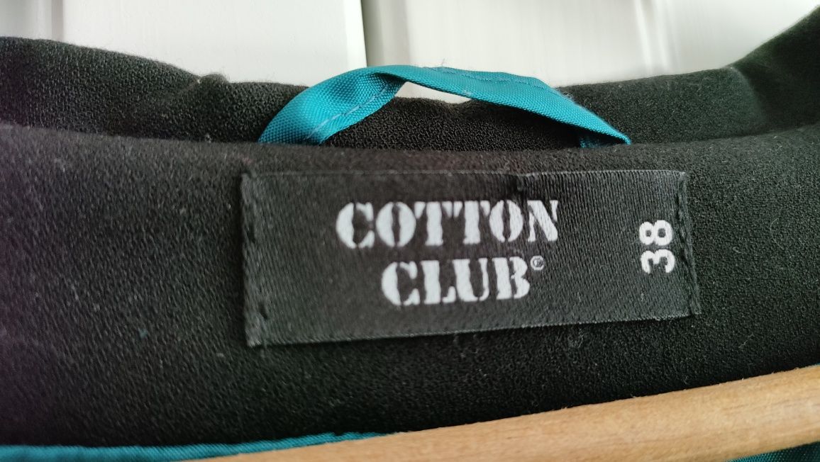 Marynarka Cotton Club 38 czarna marszczenia