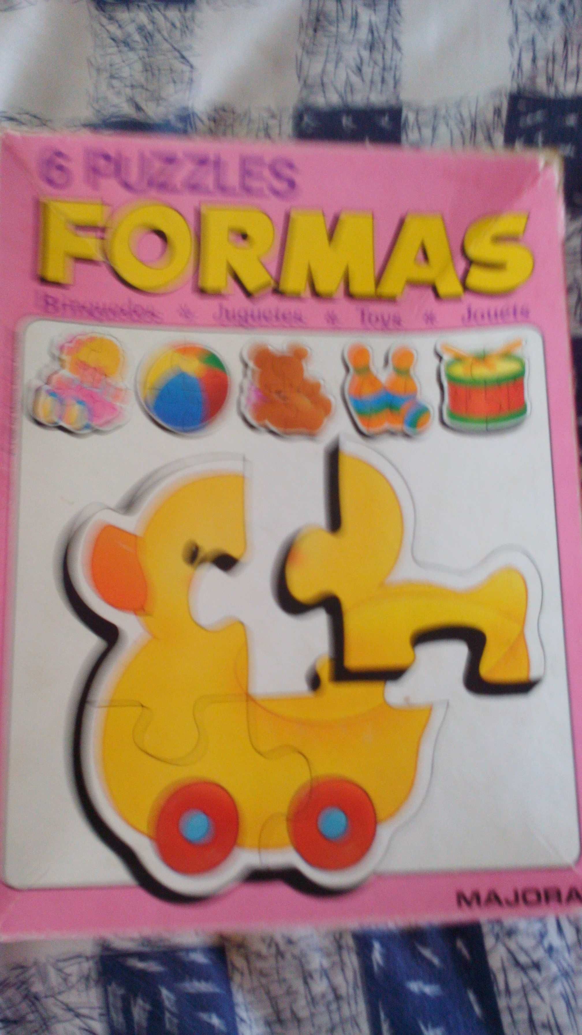 Puzzle para crianças, Dominó ou Auto escada de Bombeiros