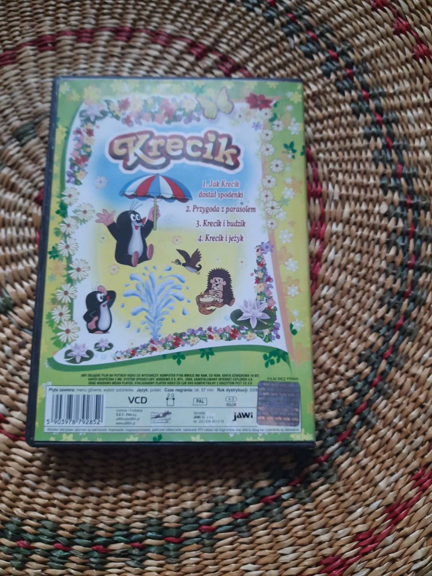 VCD z bajką Krecik - Jak Krecik dostal spodenki