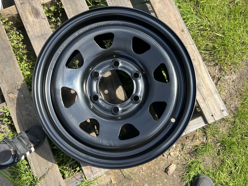 1xfelga stalowa (dakar) 16” MITSUBISHI/TOYOTA/NISSAN (6x139,7 ET36)