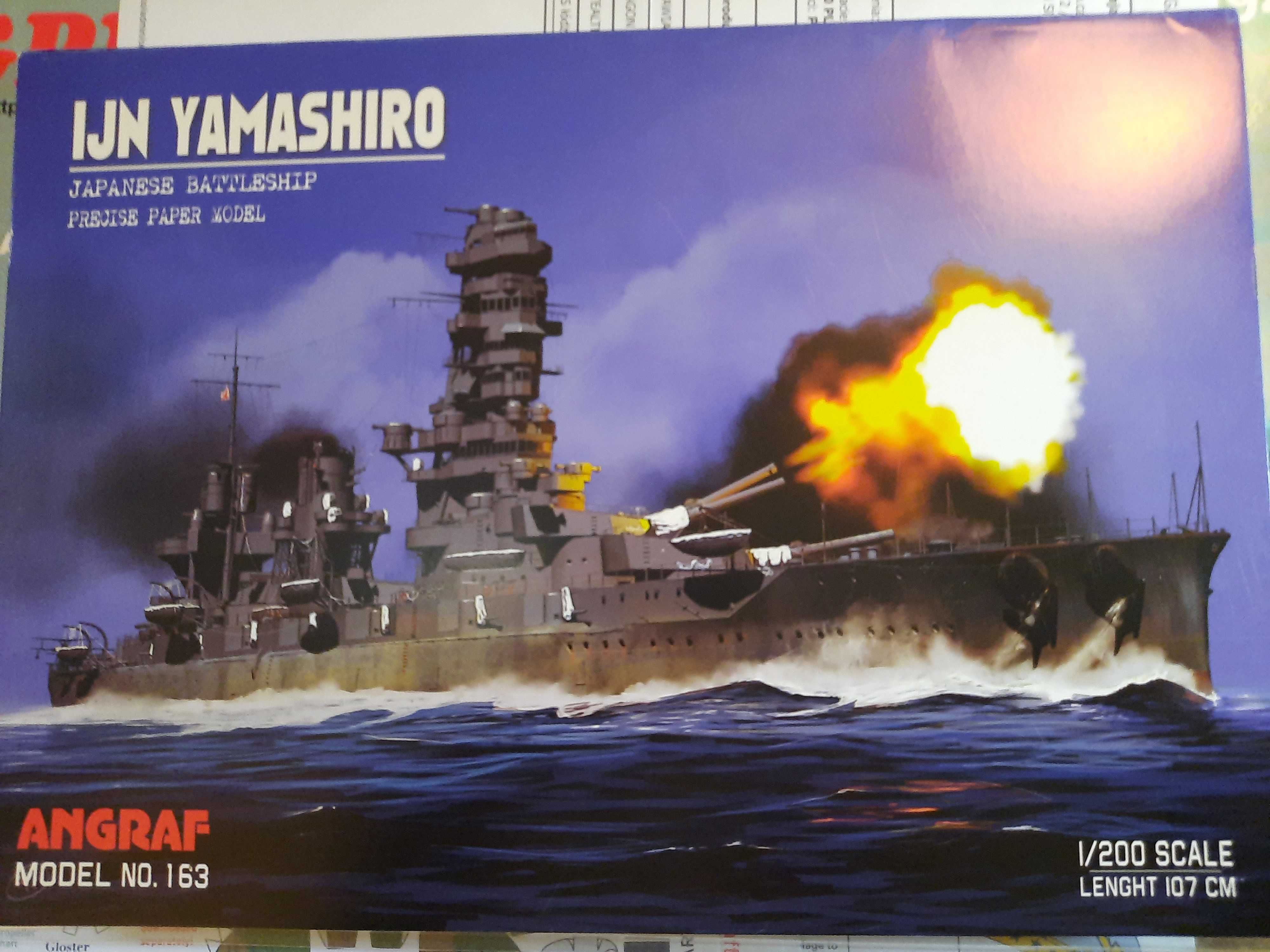 Model kartonowy Angraf pancernik IJN Yamashiro offset - obniżka 55zł