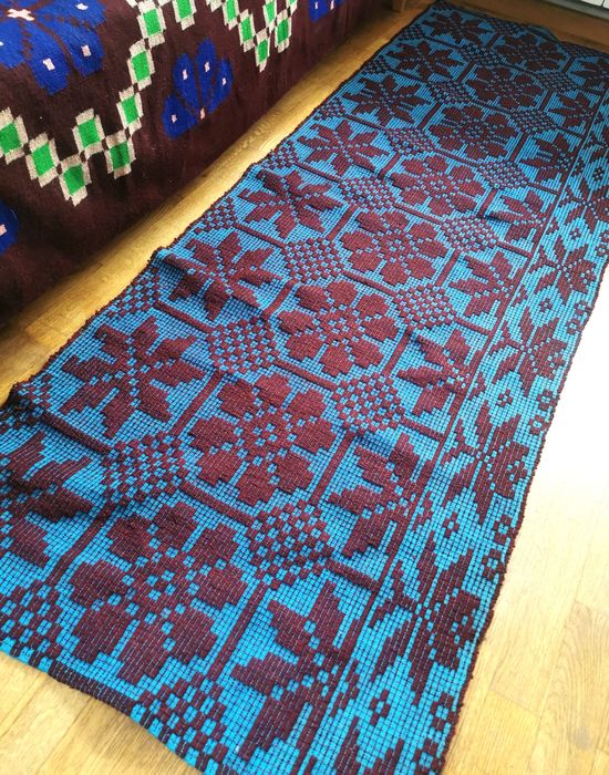 Chodnik dywan wełniany rzemiosło