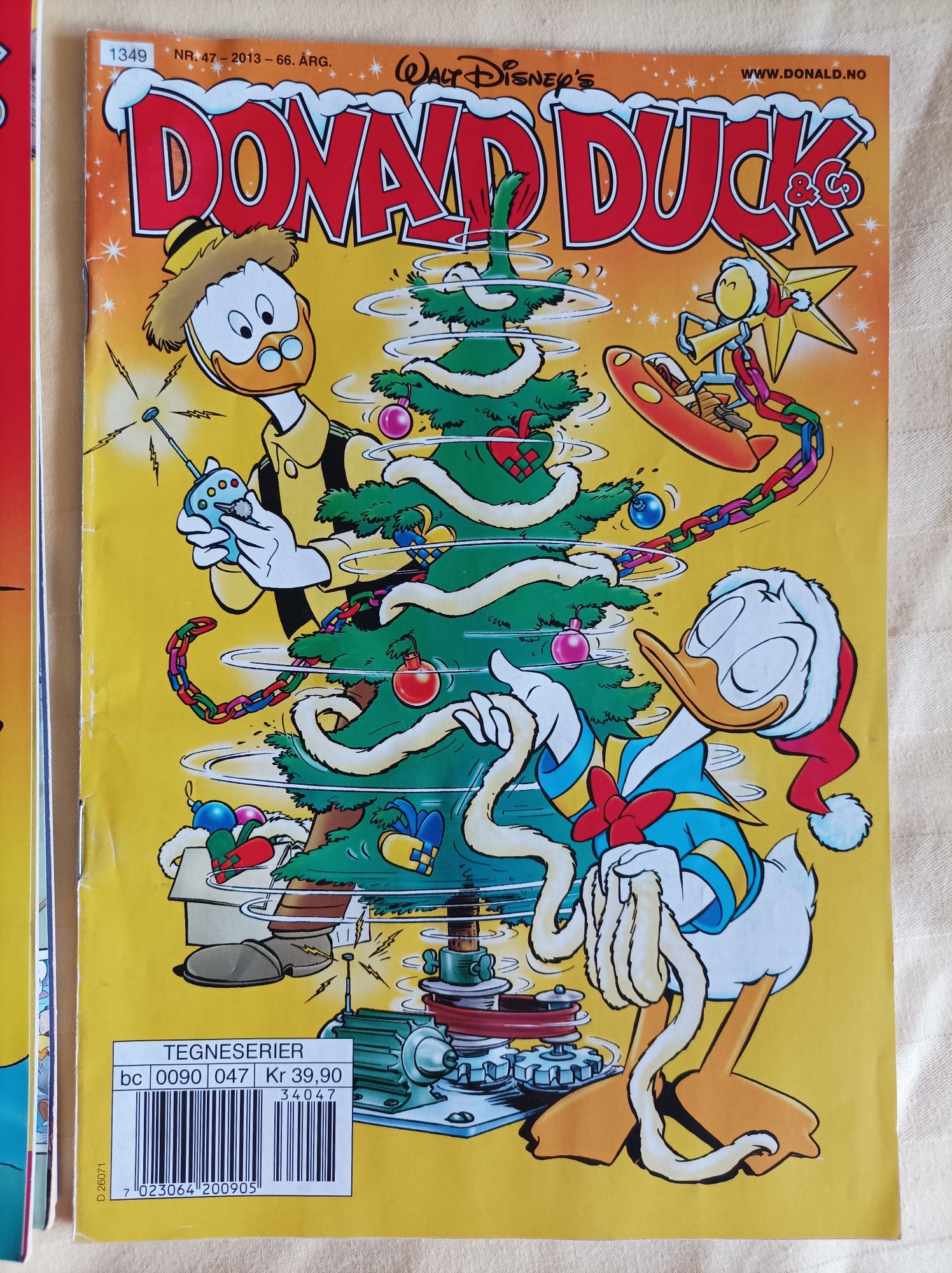 Donald Duck komiks norweski język