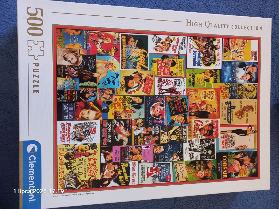 Puzzle obraz vintage 500el