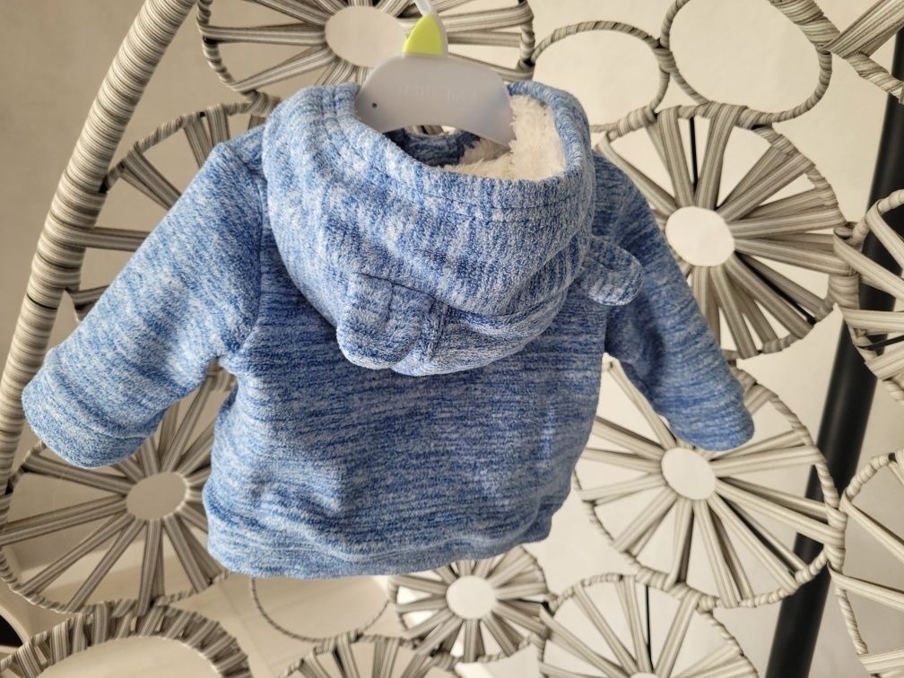 Cieplutka bluza miś firmy Next. Rozmiar 68