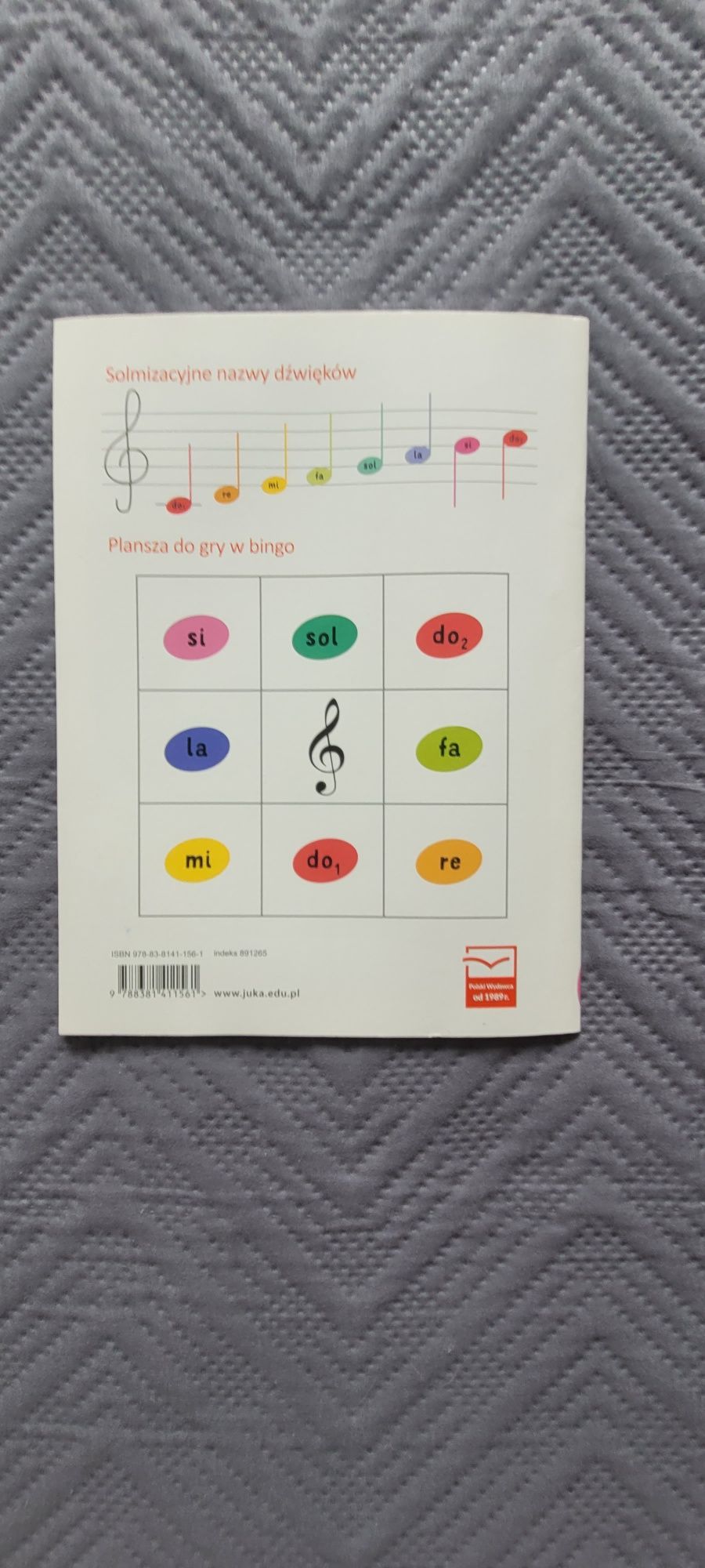 Gra w kolory kl.1. MUZYKA Karty pracy Wyd. Edukacyjne Juka.