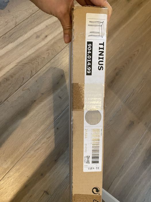 Toaletka Ikea Hemnes szara z taboretem