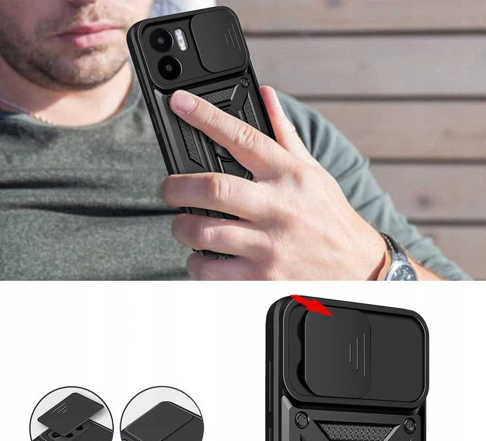 Etui Pancerne do Xiaomi Redmi A1 + Szkło Hartowane