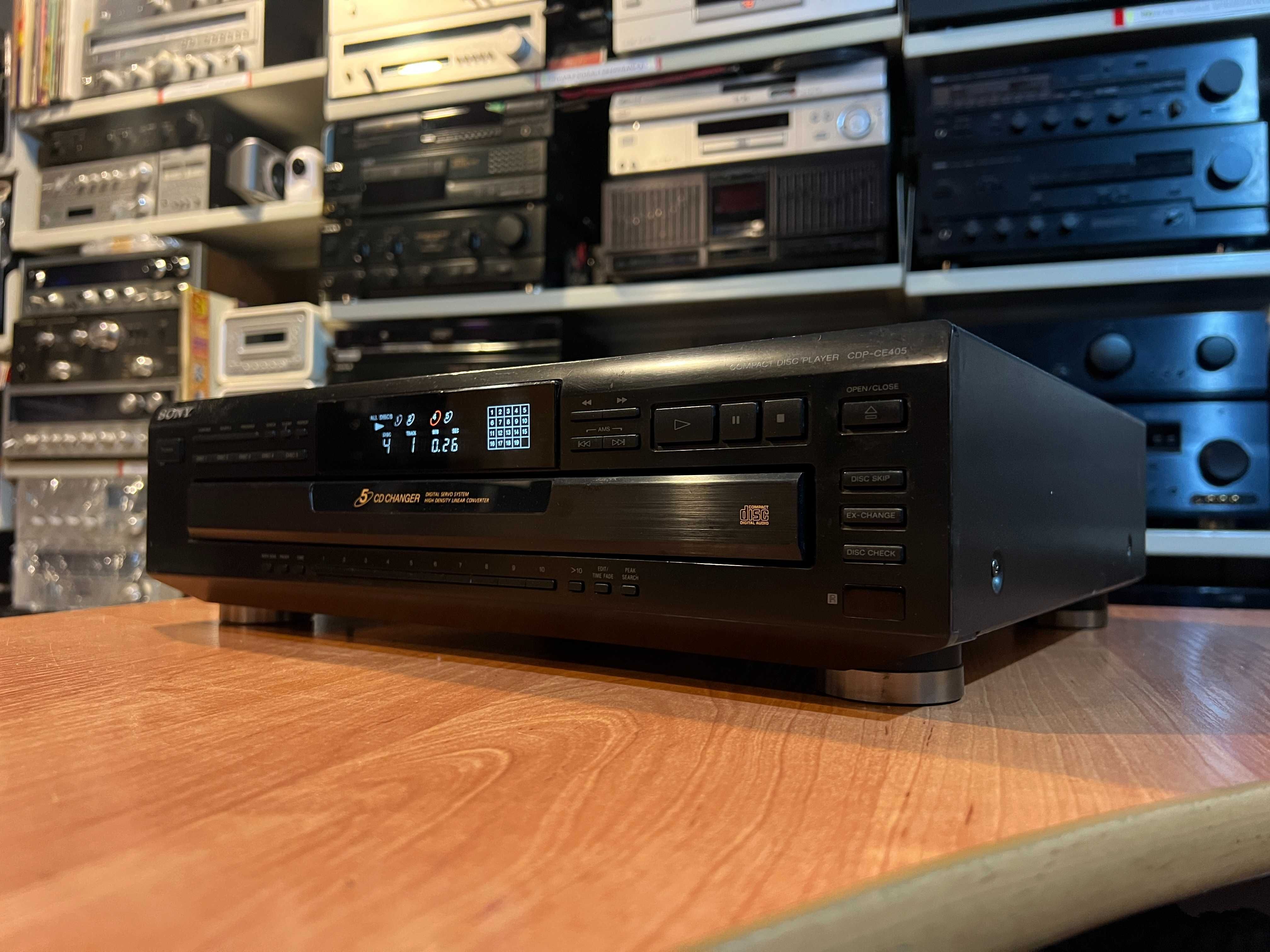 Odtwarzacz płyt CD Sony CDP-CE405 Zmieniarka, Audio Room