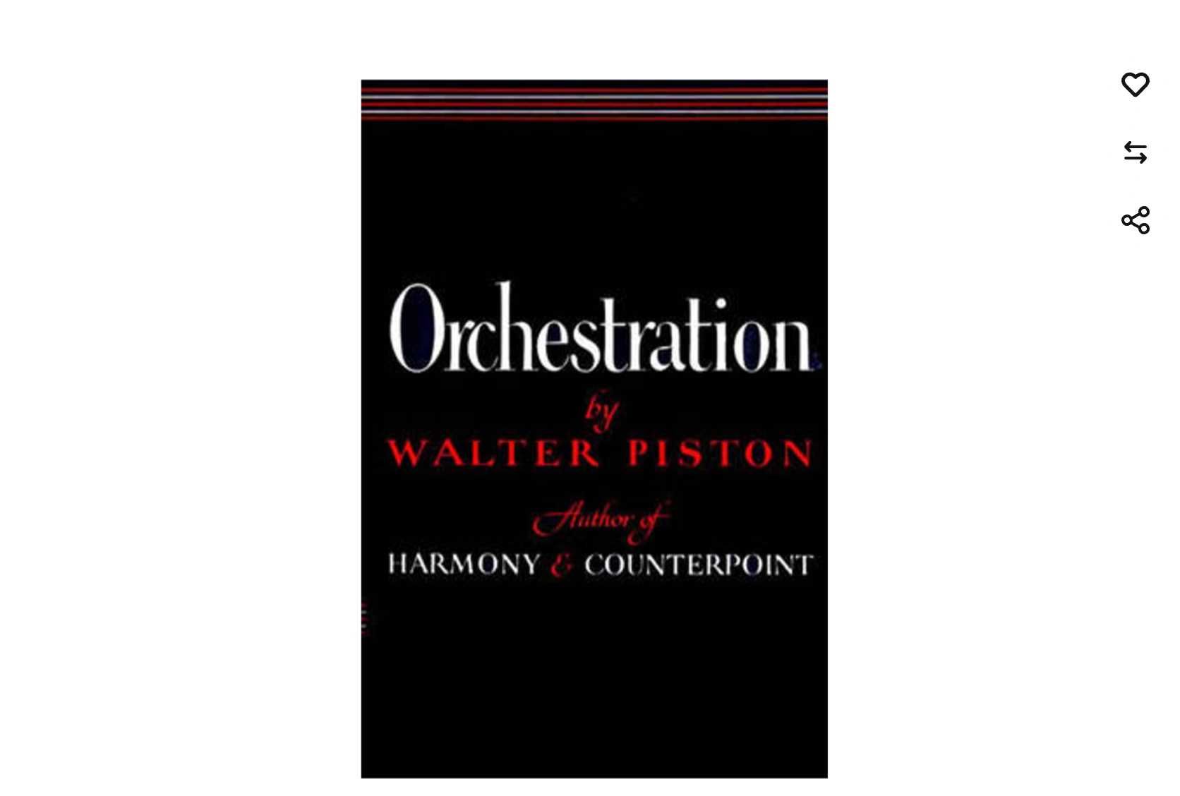 Livro Orchestration de Walter Piston