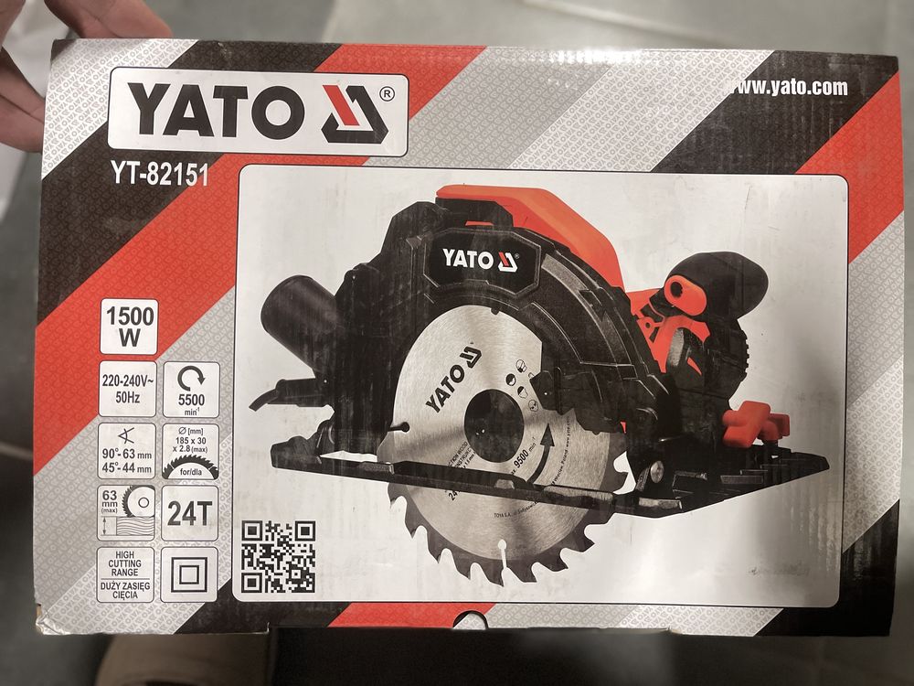Пила дискова мережева YATO YT-82151 1500 Вт
