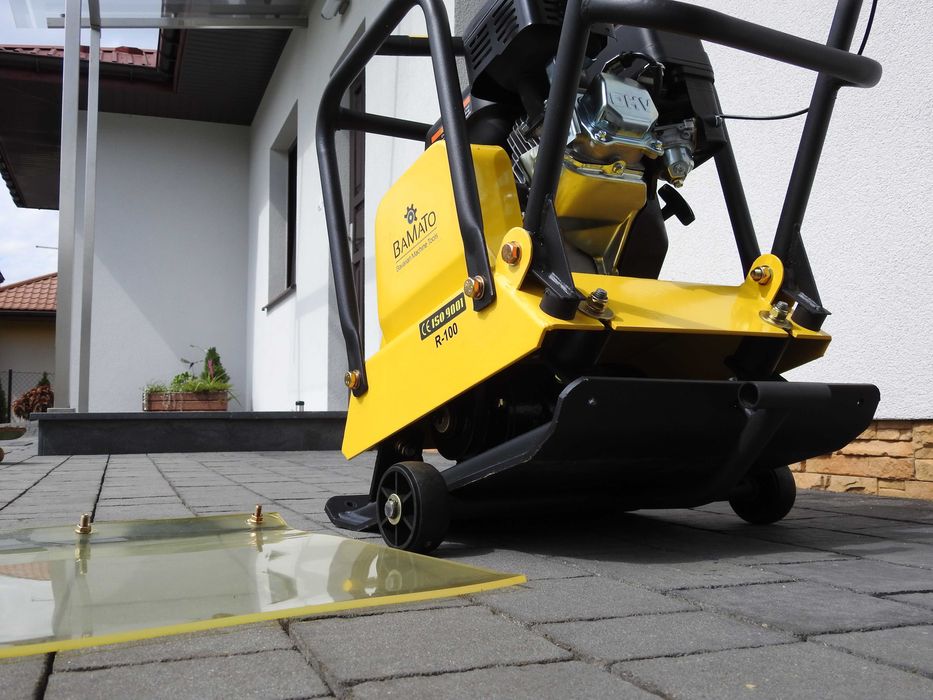 Ubijarka, Zagęszczarka Bamato, płyta wibracyjna, waga 90kg nowa z gumą