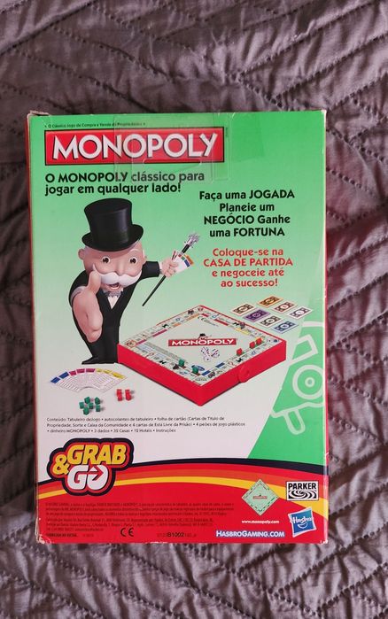 Jogo Monopoly mini portátil