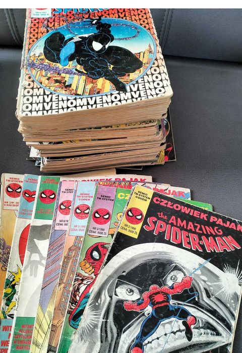 Spider-man TM SEMIC seria (63 szt.), Pełne roczniki !!!