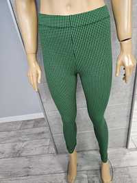 Nowe leginsy spodnie w popitkę zieloną Only rozm M