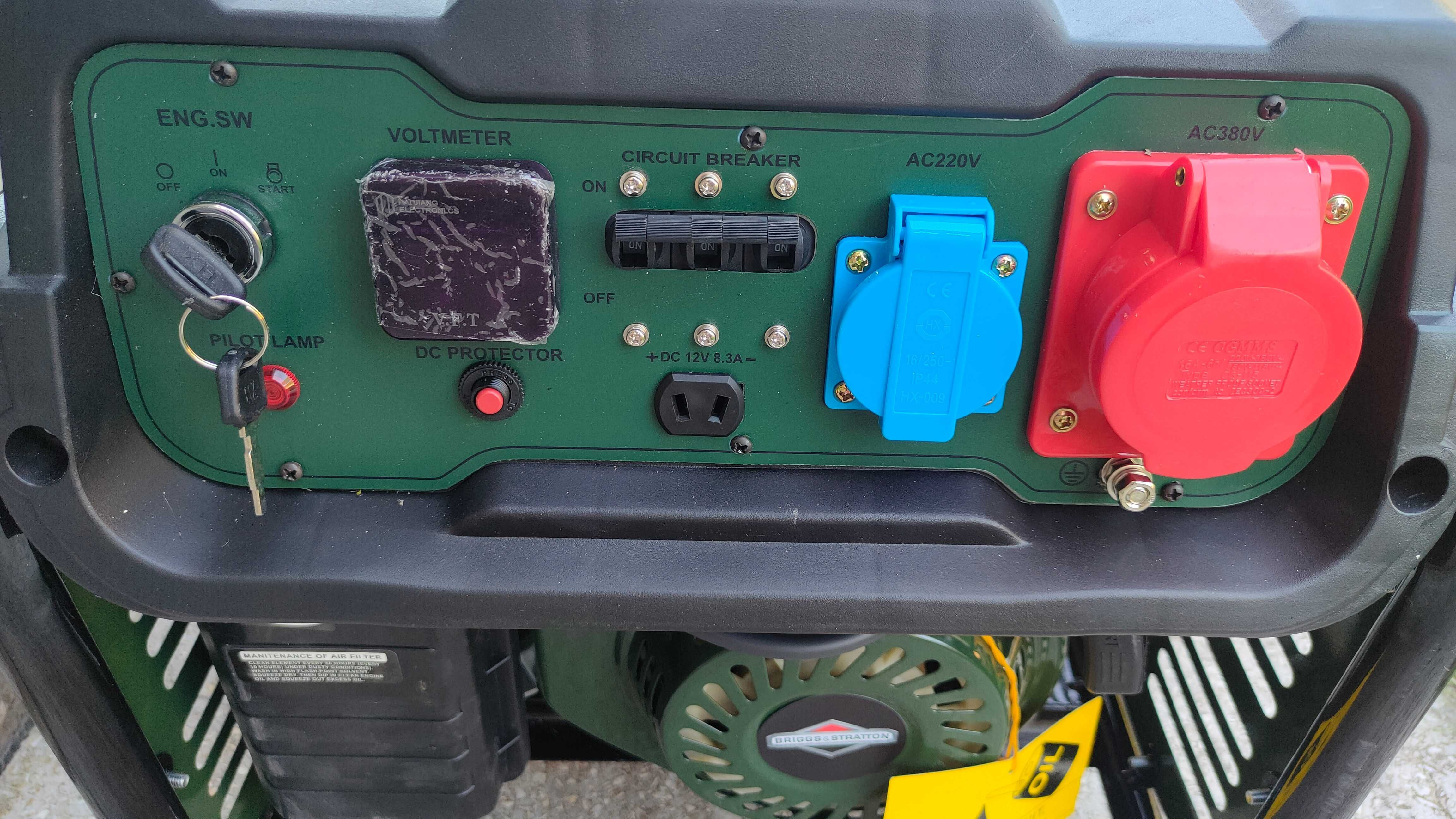 Agregat prądotwórczy GRASSEL -GE 66R Generator Briggs&Stratton 3fazowy