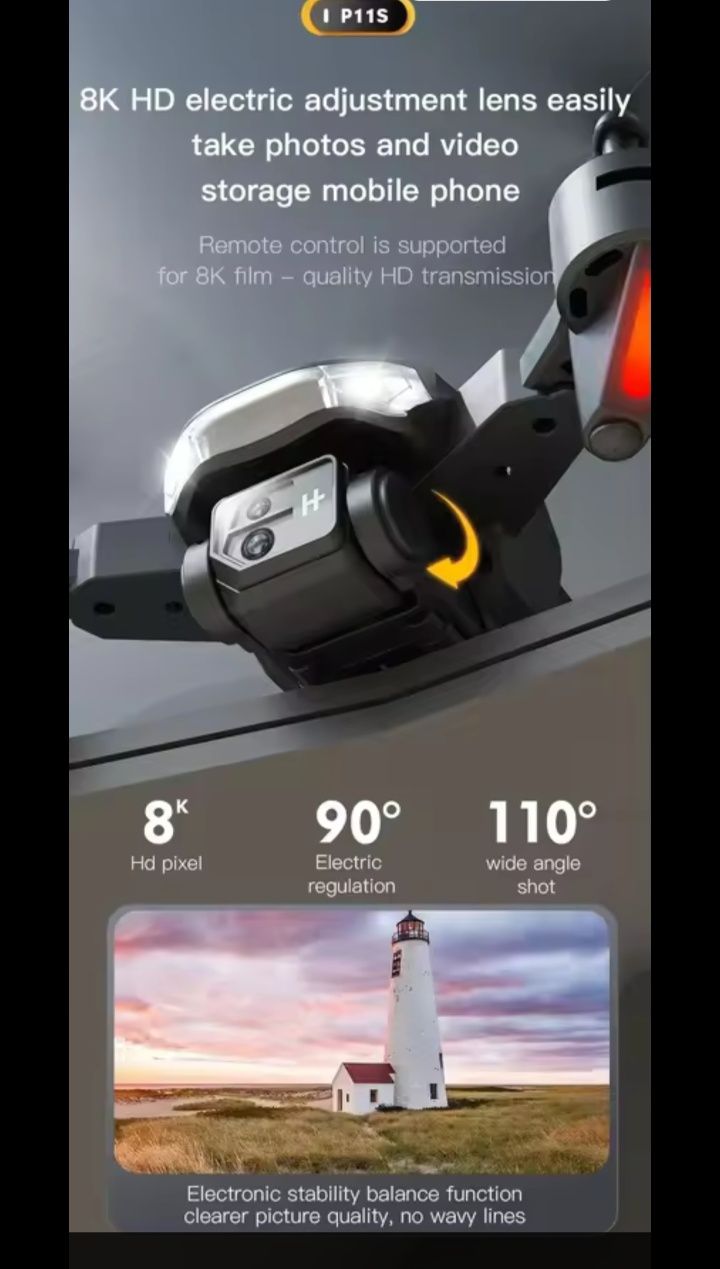 Vendo drone com dupla câmara uma delas 360°com qualidade imagem.