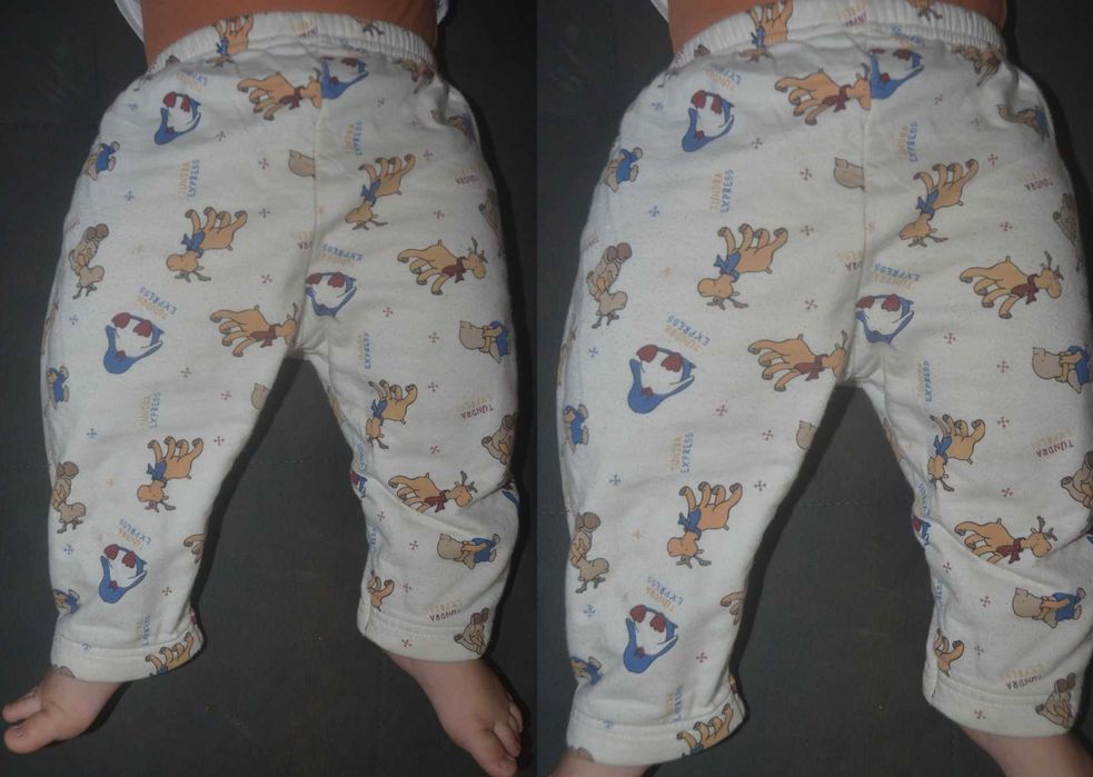 Zimowy zestaw ubranek rozm.74- 7szt