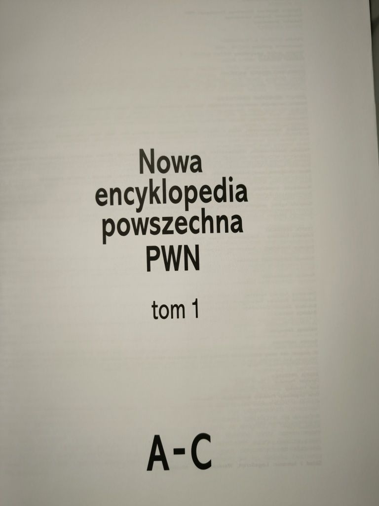 Nowa encyklopedia powszechna PWN tomy 1-6
