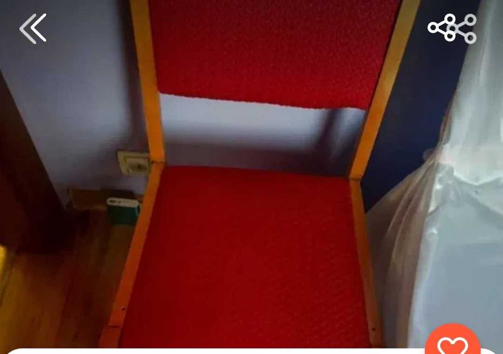 Krzesła PRL zamienie