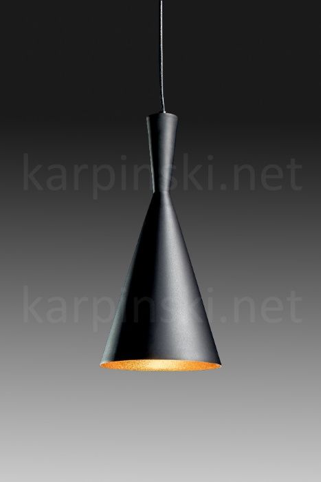 Lampa Wisząca Modern E27 Czarno złota