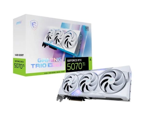 MSI GeForce RTX 5070 Ti 16G GAMING TRIO OC WHITE (912-V531-057)