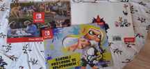 katalogi nintendo switch, przewodnik splatoon 3 i naklejki super mario
