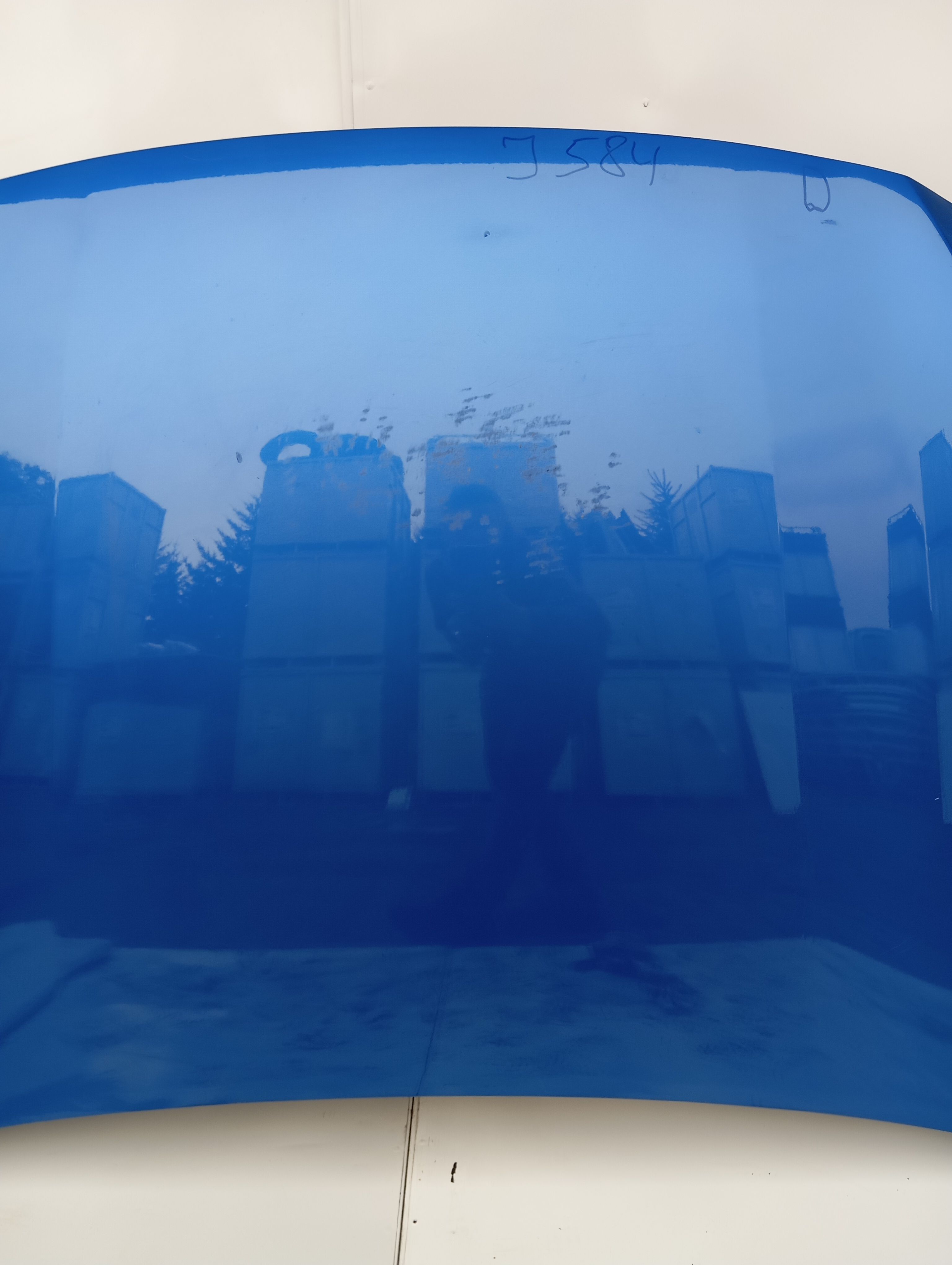 Maska przednia do samochodu Kia Ceed III 2018- w kolorze niebieskim
