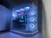 Komputer RTX 5060 Ryzen 7 5700x Gamingowy Biały Wydajny Aio Akwarium