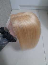 Peruka lace front blond 100% naturalny wlos