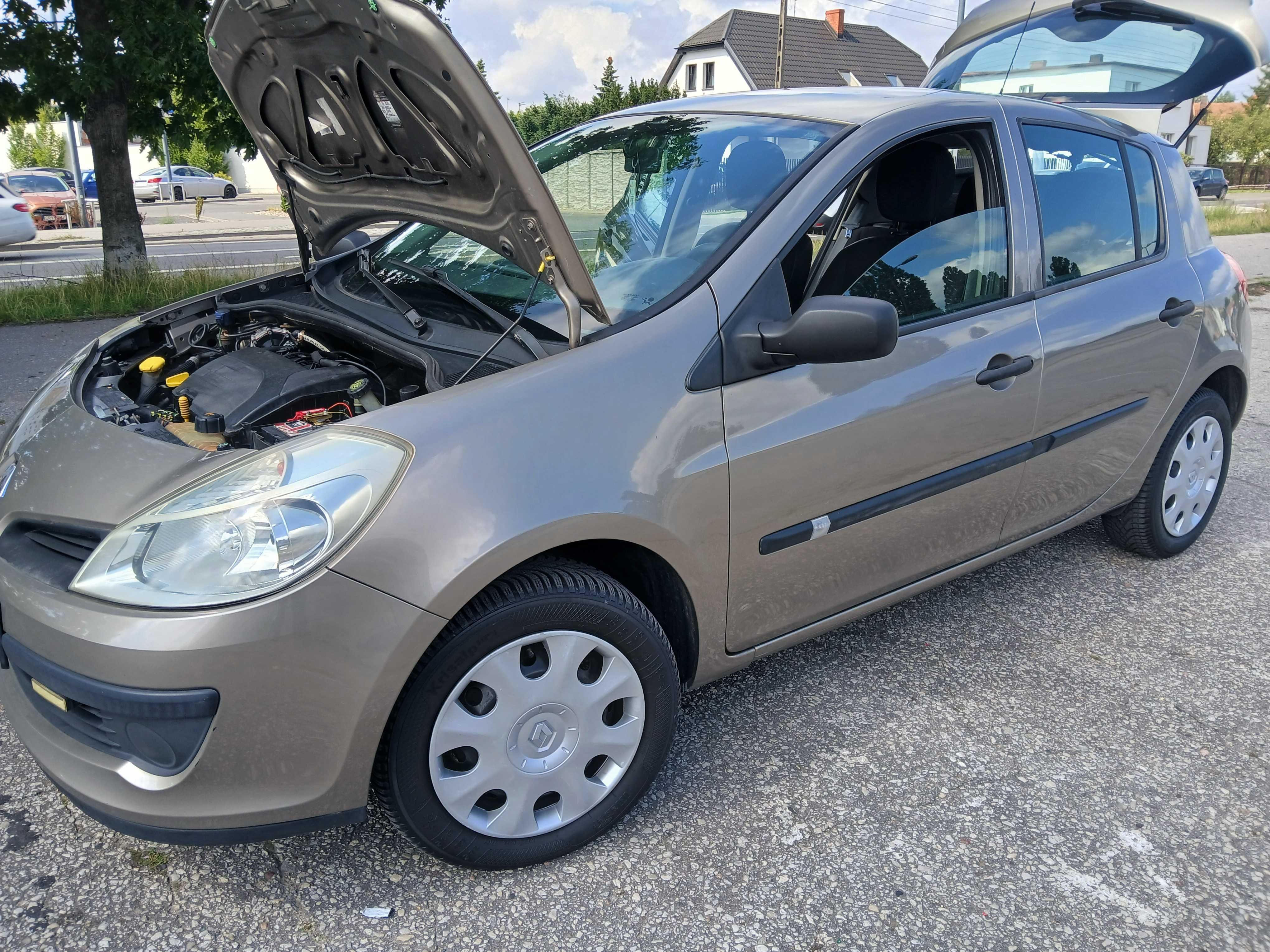 Clio 1.2+GAZ, salon PL, 201tys,km,2008r,klima chłodzi,dofinansowany