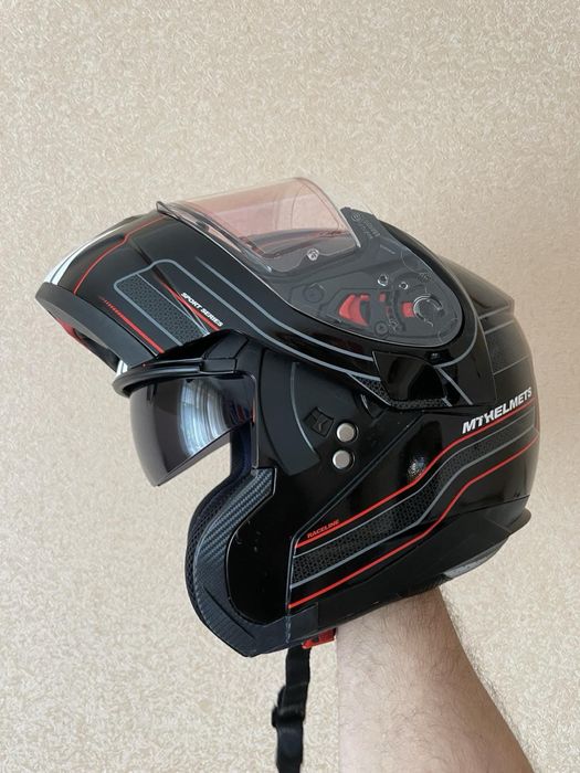 Шолом Модуляр/Трансформер Оригінал MT Helmets Atom + Пінлок L