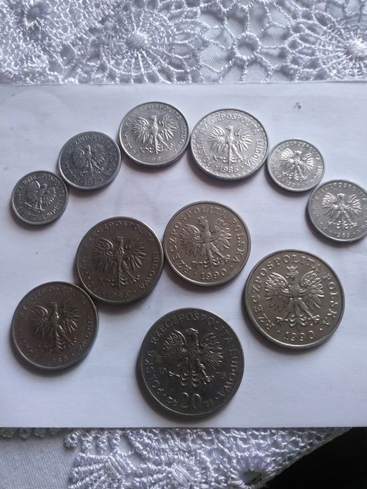 Monety prl - komplecik dla potomnych