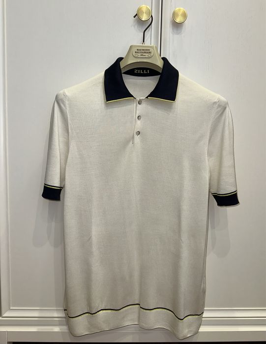 Шелковая поло Zilli