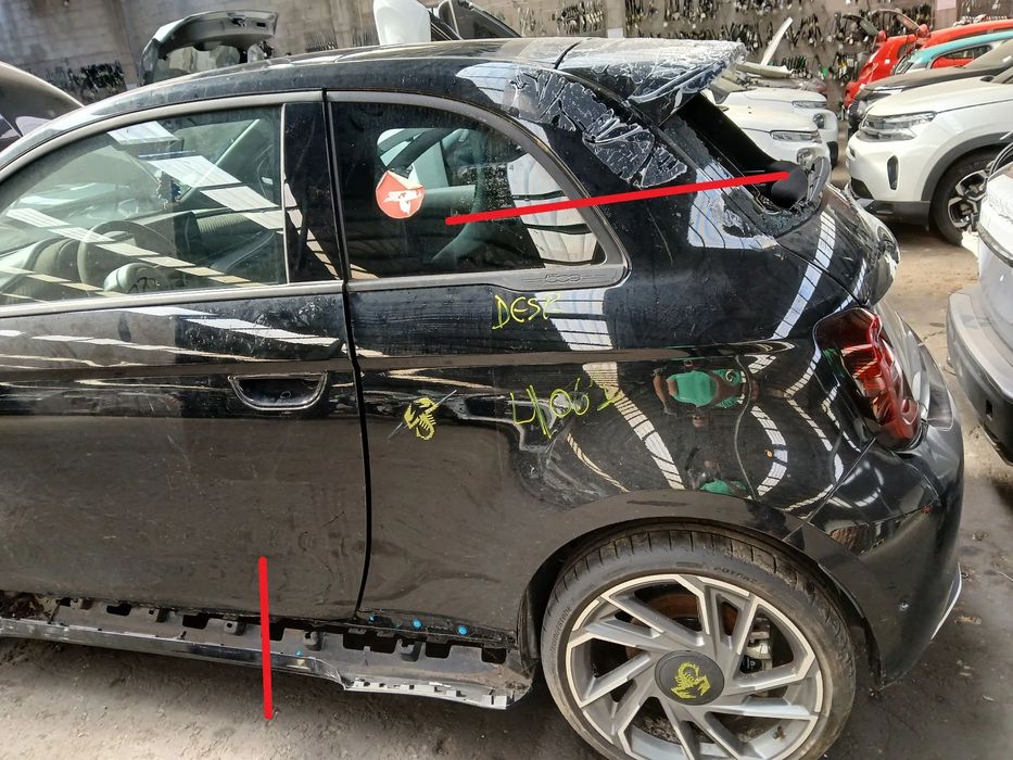 Painel trás esquerdo ABARTH 500E