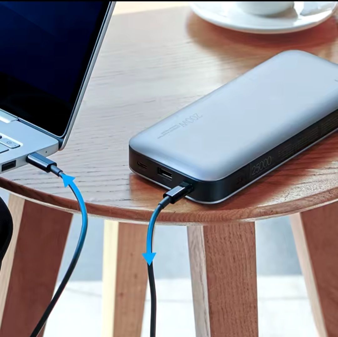 Повербанки ZMI QB826, 200W, 25000mAh.Baseus Blade H1 100 Вт 20000 мАч