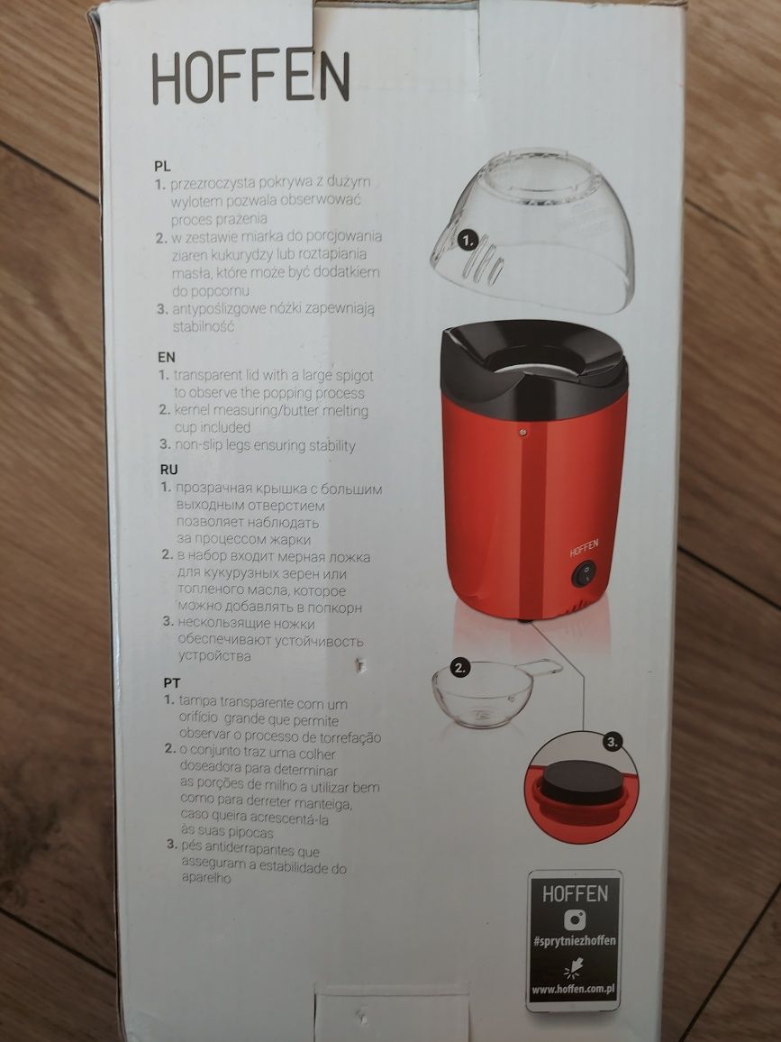 Urządzenie do popcornu maszynka na imprezę na prezent