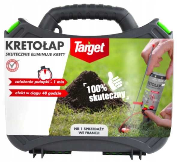 OKAZJA! NAJSKUTECZNIEJSZA Pułapka na KRETA Kretołap Target Odstraszacz