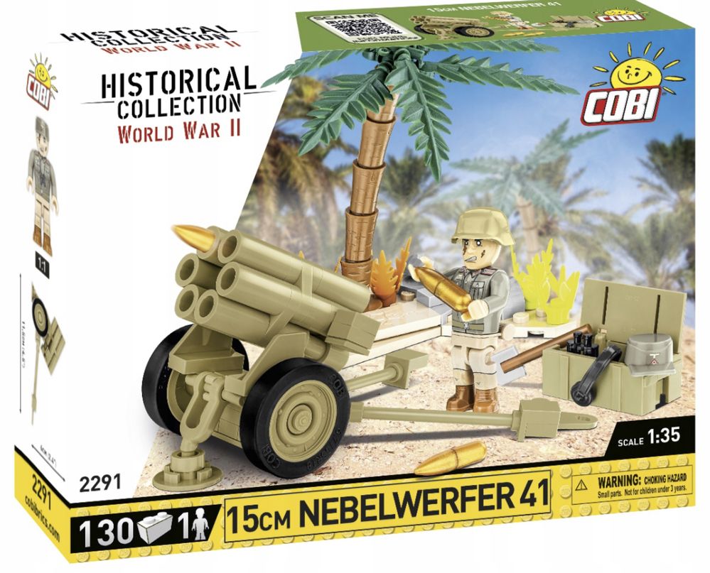 COBI 2291 15 CM NEBELWERFER 41 Klocki 130 EL