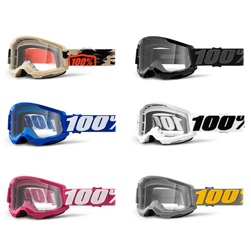 Gogle 100% strata 2 na cross,enduro,MX,quad, KTM,Yamaha, Honda,MORO