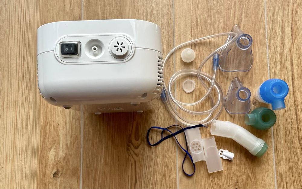 Omron DuoBaby NE C301 E inhalator z aspiratorem 2w1 komplet