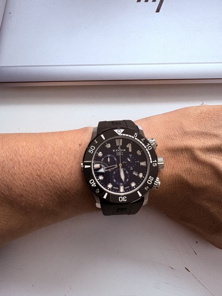 Zegarek męski Edox CO-1 Chrono Titanium 10242