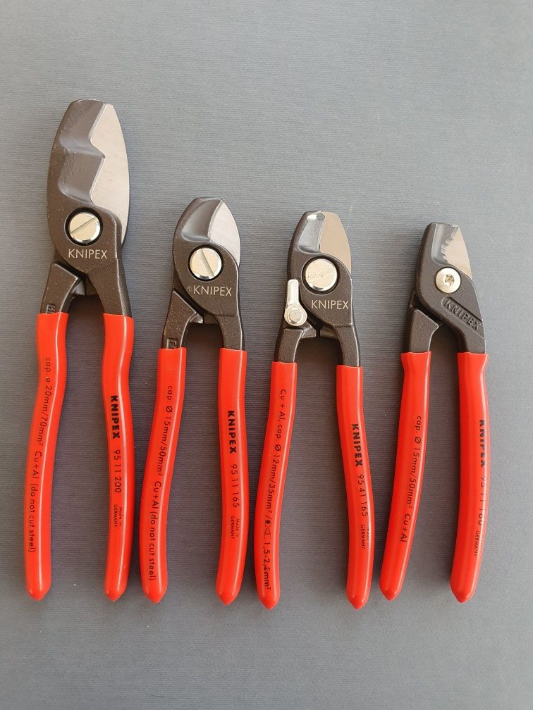 Кабелерез knipex. Ножницы для резки кабелей KNIPEX. 95 16 165.