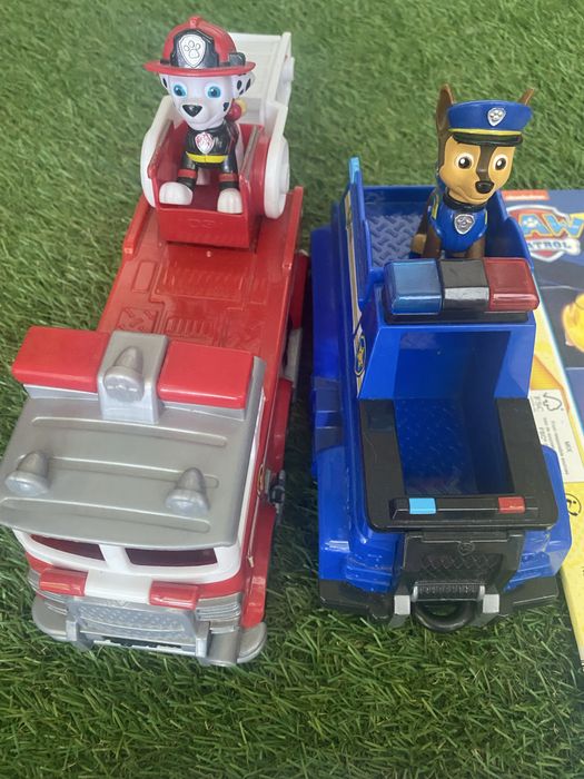 Patrulha Pata Marshall & Chase bombeiros e policia
