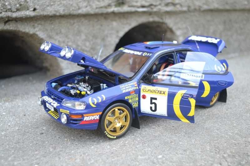 Subaru Impreza 555 Winner Rallye Monte Carlo 1995 1:18 Sun Star