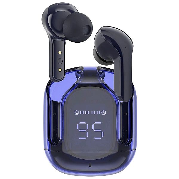 Acefast dokanałowe słuchawki bezprzewodowe TWS Bluetooth niebieski (T6